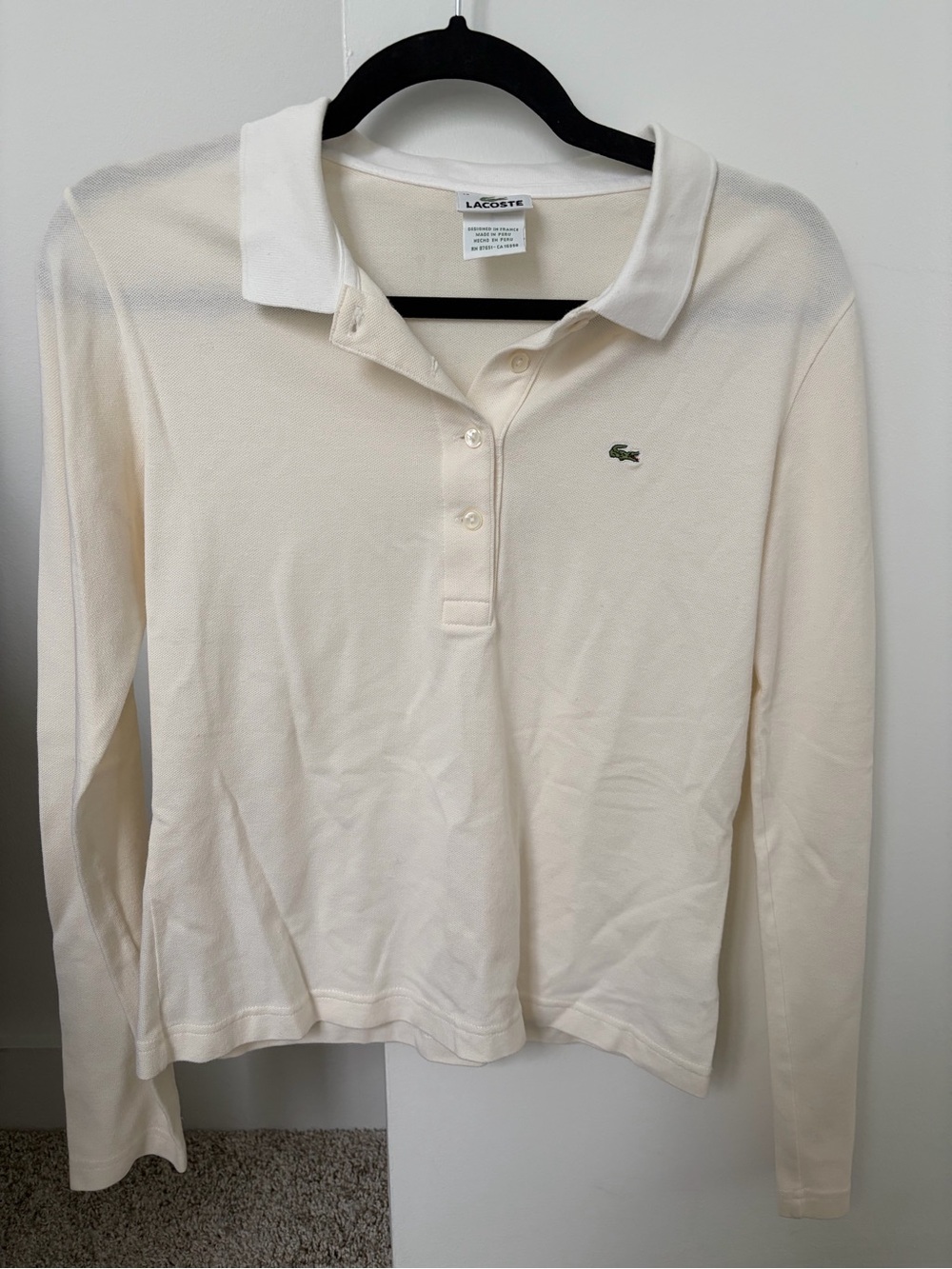 LACOSTE LONG SLEEVE POLO